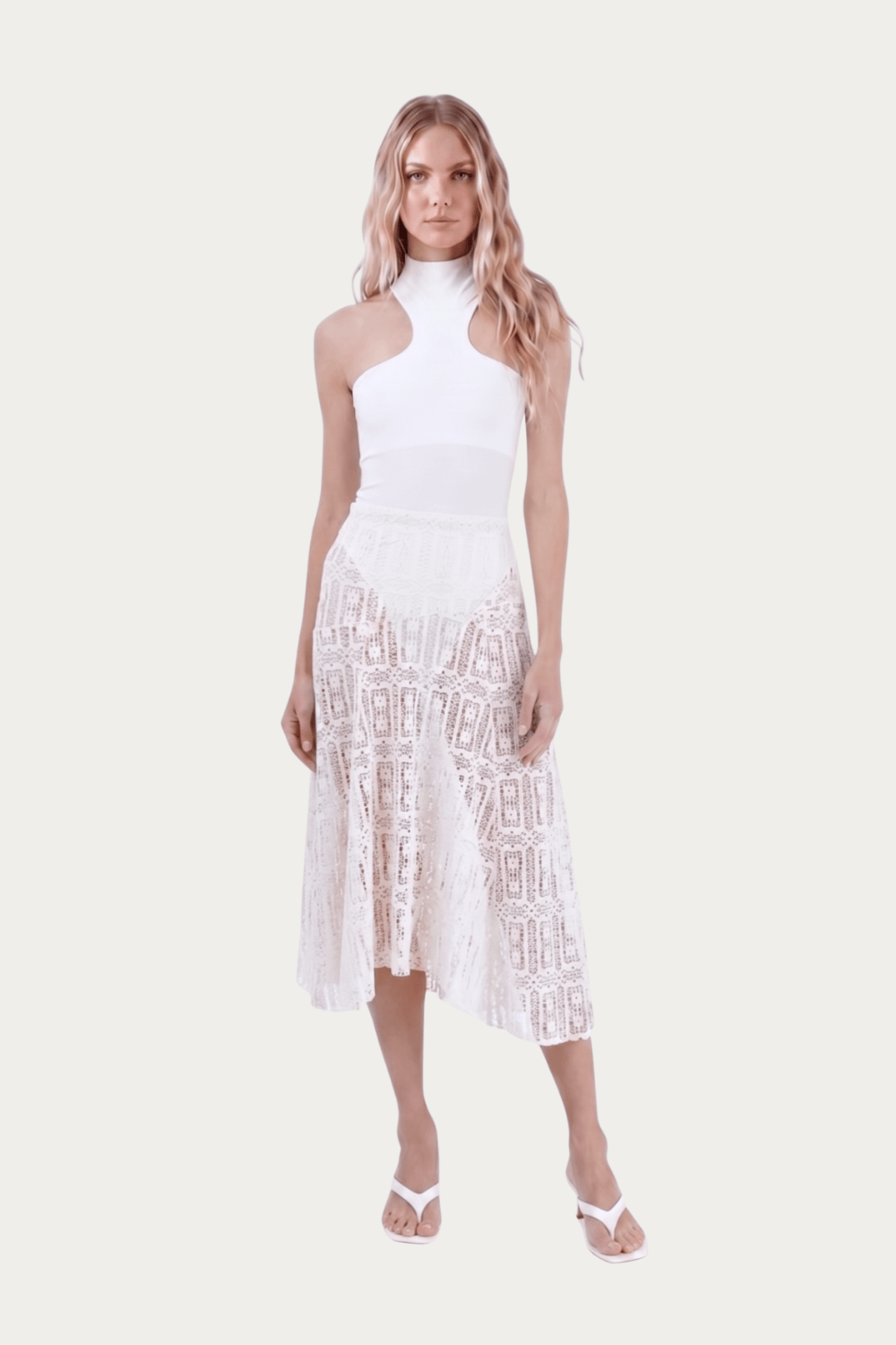 Falda Larga Palomino Beige